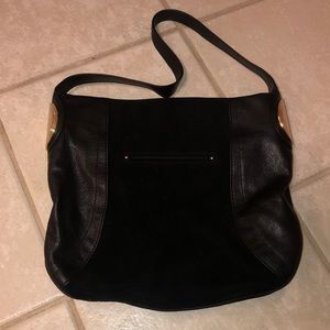 Black b makowsky shoulder bag